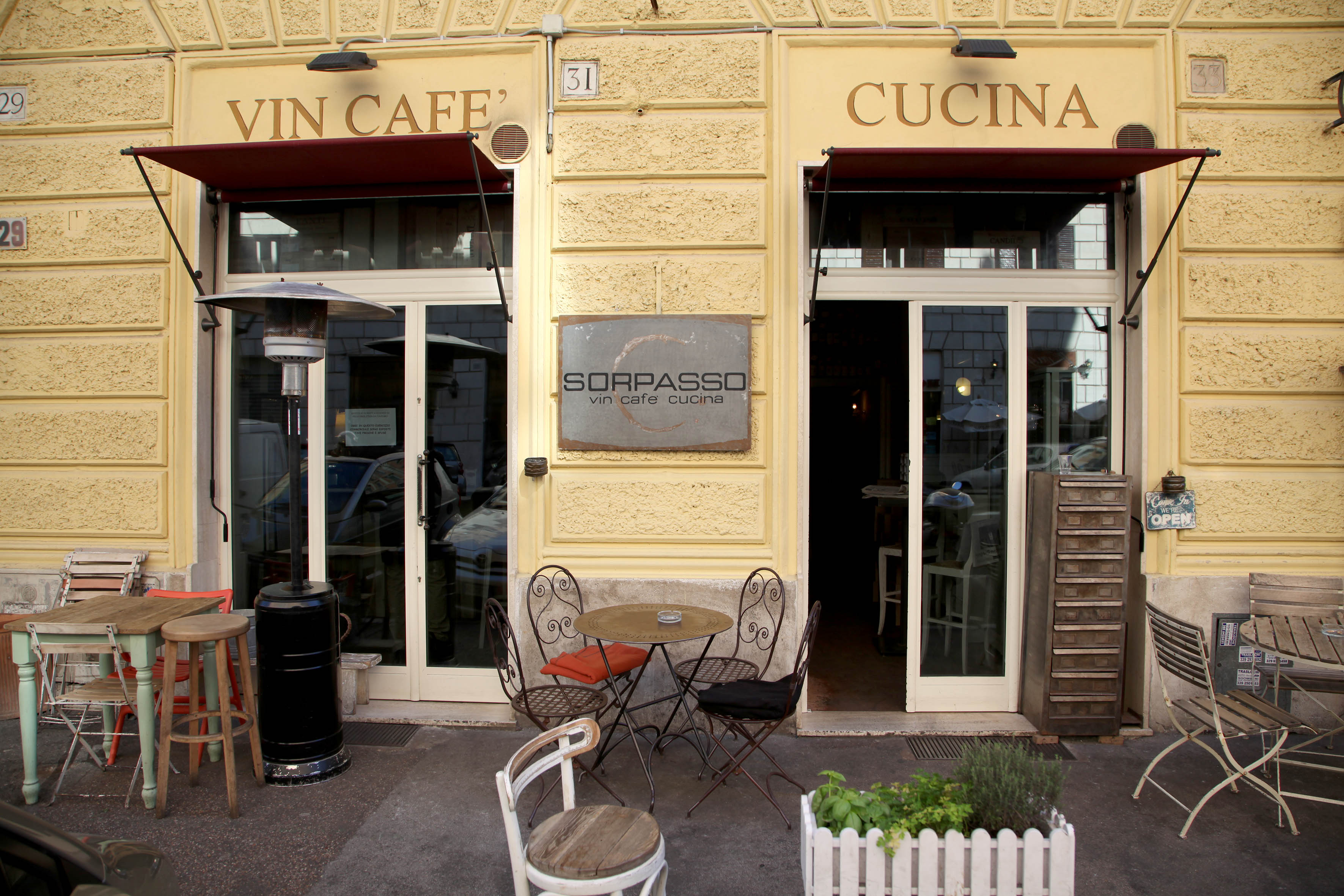 Il Sorpasso restaurant, Rome